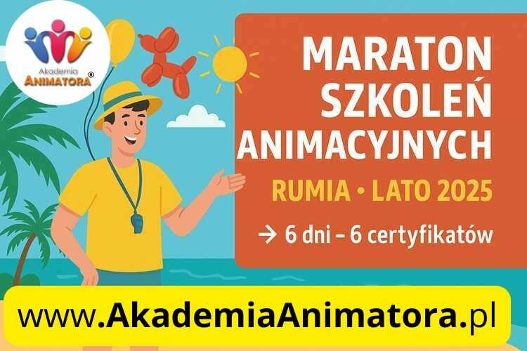 Kurs Animatora - Maraton Wakacyjny - AkademiaAnimatora.pl
